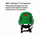3M™ SecureFit™ X5000 casco de protección, con ventilación, 1000 V, CE, verde, X5004VE-CE
