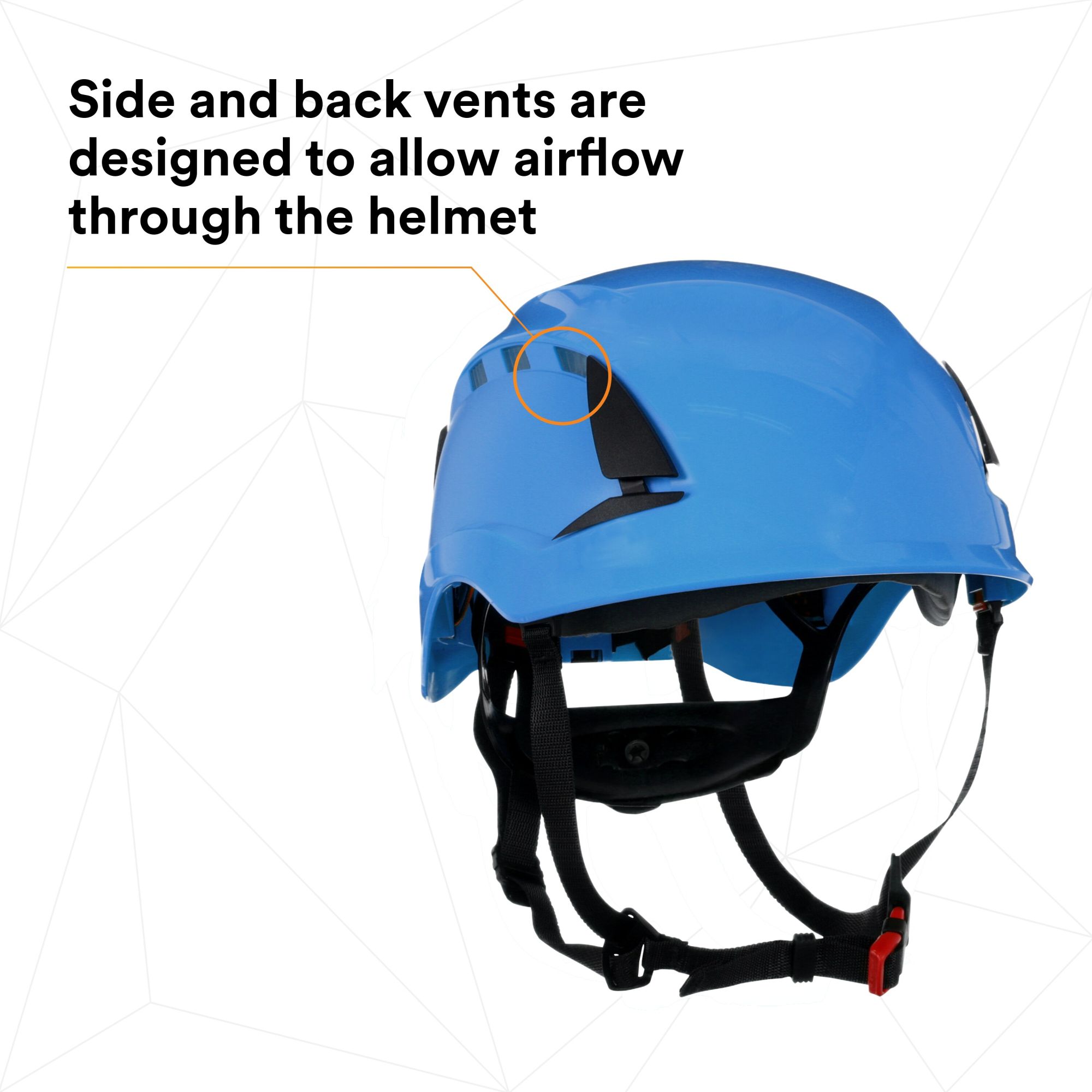 3M™ SecureFit™ X5000 casco de protección, con ventilación, 1000 V, CE, azul, X5003VE-CE