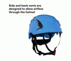 3M™ SecureFit™ X5000 casco de protección, con ventilación, 1000 V, CE, azul, X5003VE-CE
