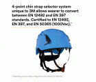 3M™ SecureFit™ X5000 casco de protección, con ventilación, 1000 V, CE, azul, X5003VE-CE