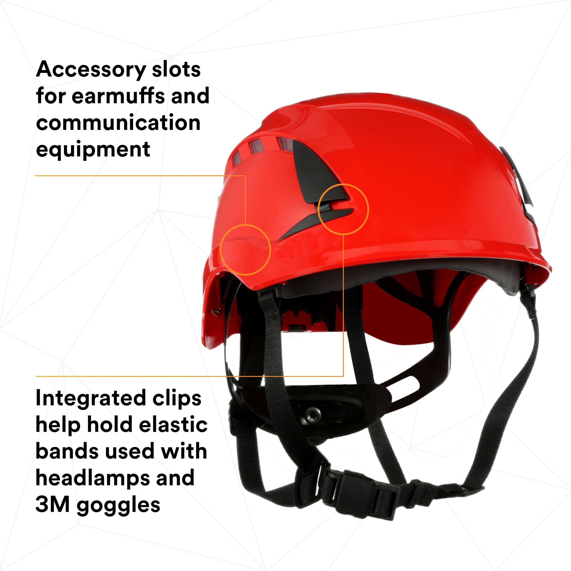 3M™ SecureFit™ X5000 casco de protección, con ventilación, 1000 V, CE, rojo, X5005VE-CE