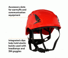 3M™ SecureFit™ X5000 casco de protección, con ventilación, 1000 V, CE, rojo, X5005VE-CE