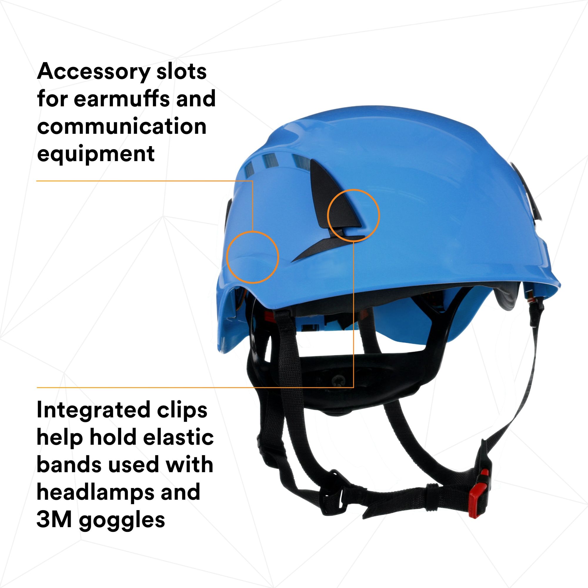 3M™ SecureFit™ X5000 casco de protección, con ventilación, 1000 V, CE, azul, X5003VE-CE
