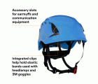 3M™ SecureFit™ X5000 casco de protección, con ventilación, 1000 V, CE, azul, X5003VE-CE