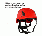 3M™ SecureFit™ X5000 casco de protección, con ventilación, 1000 V, CE, rojo, X5005VE-CE