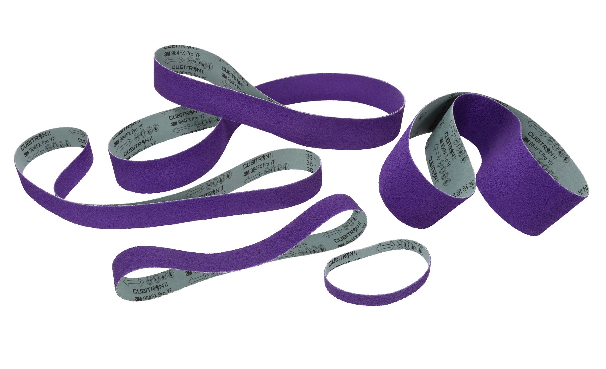 3M™ Cubitron™ II Banda abrasiva 984FX Pro, 36+, 50 mm x 2000 mm