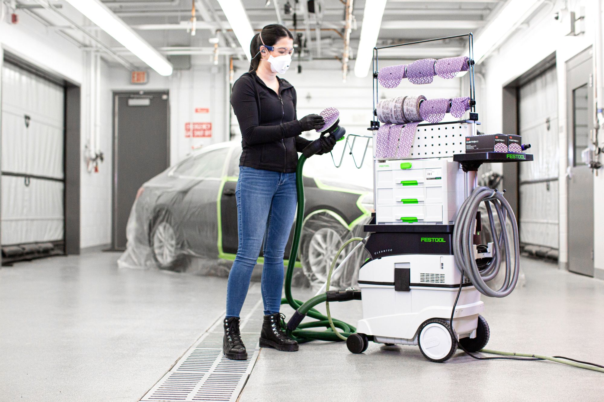 3M™ Cubitron™ II Tira de malla en rollo, 70 mm x 10 m, 150+, 34563