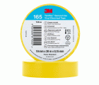 Cinta eléctrica de PVC 3M™ Temflex™ 165, Amarillo, 19 mm x 20 m