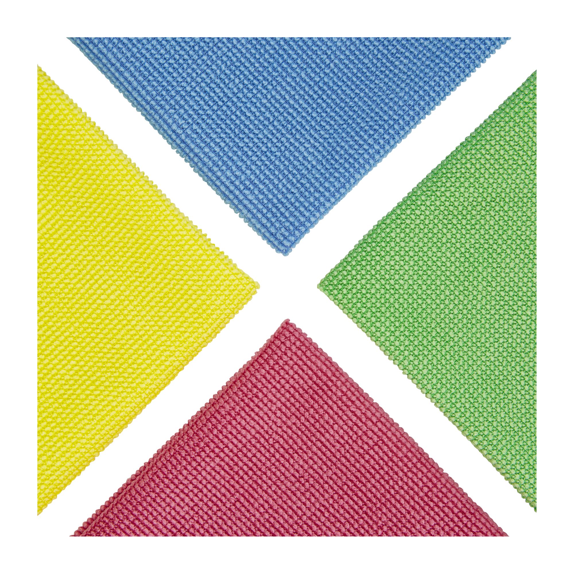 3M™Scotch-Brite™ 2012 Bayeta Microfibra Esencial Verde (360 mm x 360 mm, Pack de 10)