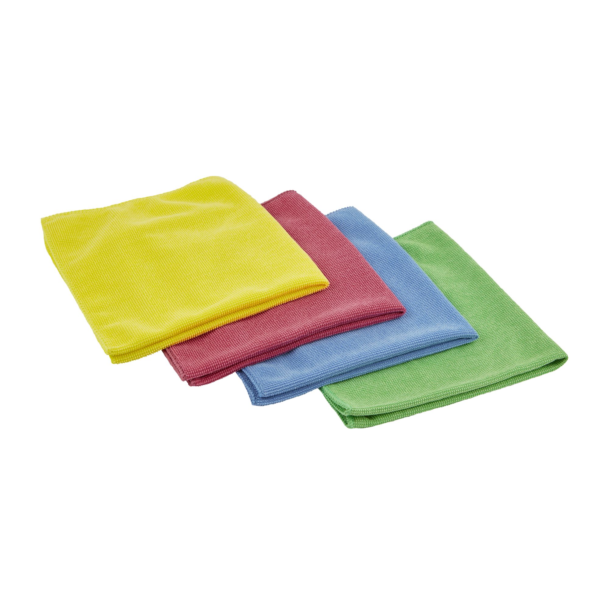 3M™Scotch-Brite™ 2012 Bayeta Microfibra Esencial Verde (360 mm x 360 mm, Pack de 10)