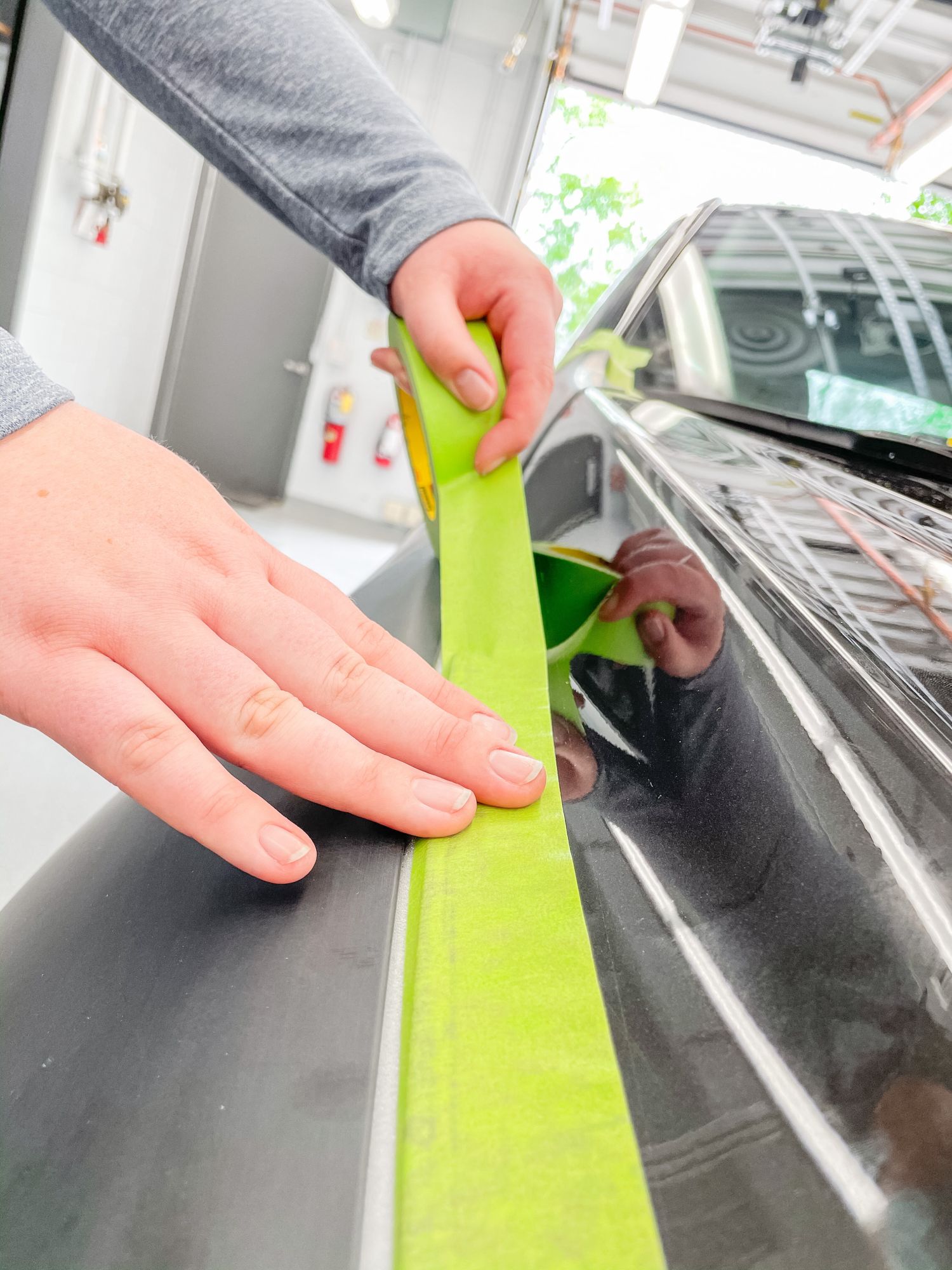 Scotch® Cinta de enmascarado de altas prestaciones para vehículos 233+, verde, 18 mm x 55 m, 23318