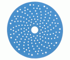3M™ Hookit™ Disco abrasivo 325U, 150 mm, azul, Multiagujeros, P400, 51381