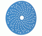 3M™ Hookit™ Disco abrasivo 325U, 150 mm, azul, Multiagujeros, P400, 51381