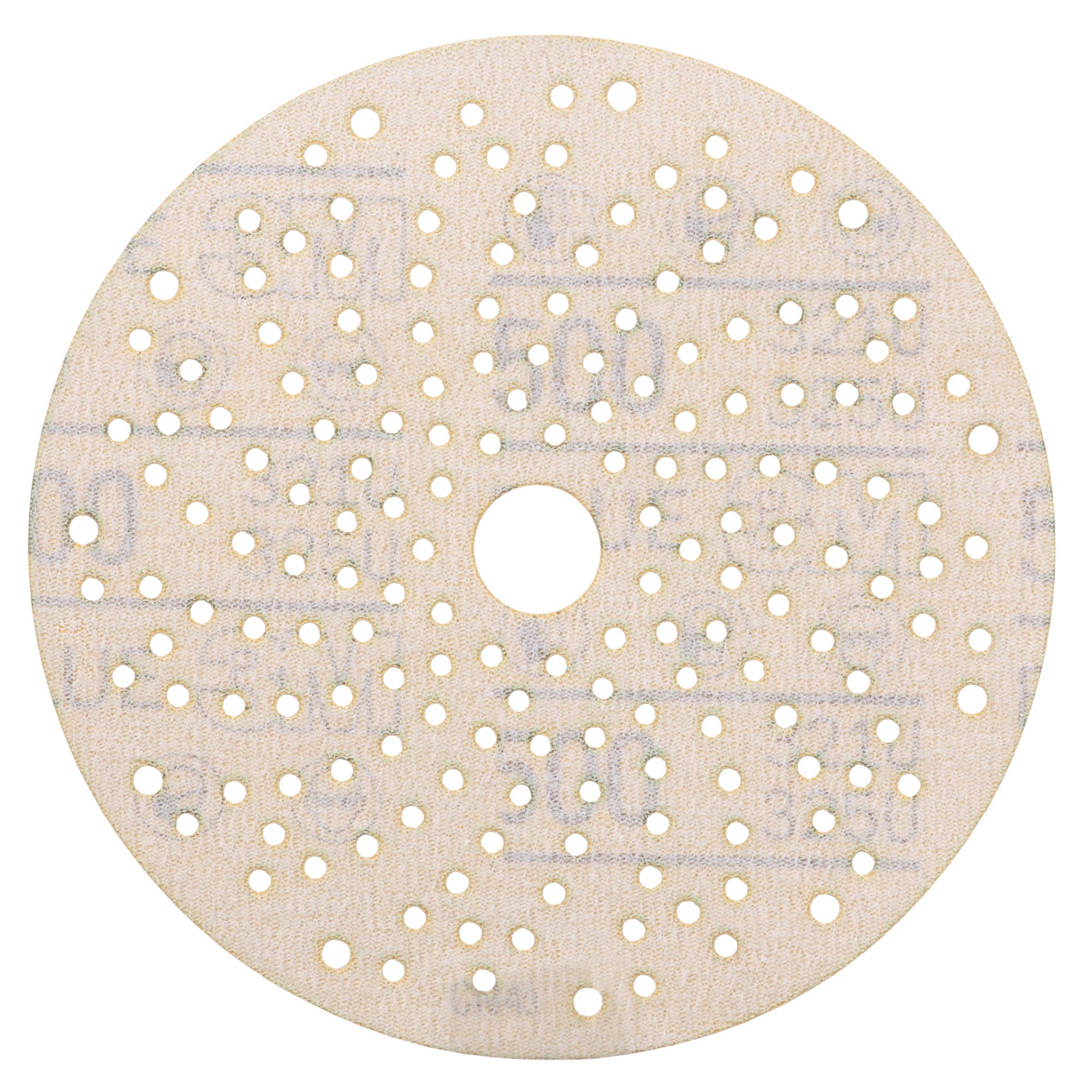 3M™ Hookit™ Disco abrasivo 325U, 150 mm, azul, Multiagujeros, P500, 51382