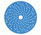 3M™ Hookit™ Disco abrasivo 325U, 150 mm, azul, Multiagujeros, P500, 51382