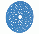 3M™ Hookit™ Disco abrasivo 325U, 150 mm, azul, Multiagujeros, P500, 51382