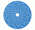 3M™ Hookit™ Disco abrasivo 325U, 150 mm, azul, Multiagujeros, P600, 51383