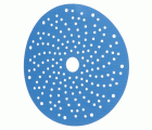 3M™ Hookit™ Disco abrasivo 325U, 150 mm, azul, Multiagujeros, P600, 51383