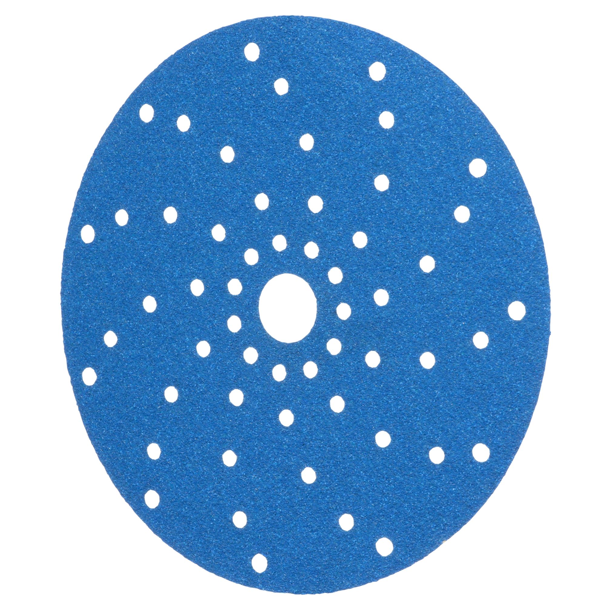3M™ Hookit™ Disco abrasivo 325U, 150 mm, azul, Multiagujeros, P80, 51371