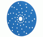 3M™ Hookit™ Disco abrasivo 325U, 150 mm, azul, Multiagujeros, P80, 51371