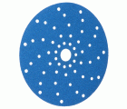 3M™ Hookit™ Disco abrasivo 325U, 150 mm, azul, Multiagujeros, P80, 51371