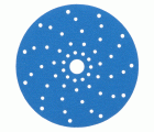 3M™ Hookit™ Disco abrasivo 325U, 150 mm, azul, Multiagujeros, P120, 51373