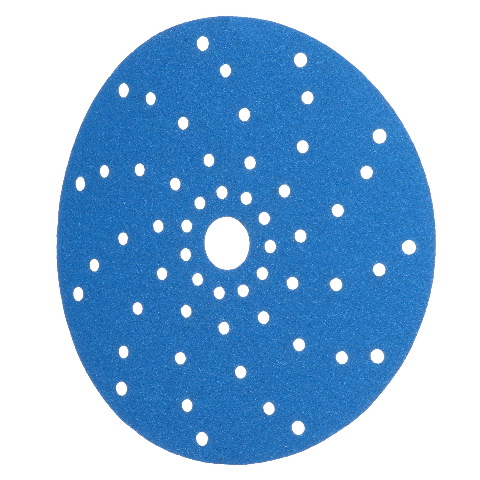 3M™ Hookit™ Disco abrasivo 325U, 150 mm, azul, Multiagujeros, P120, 51373