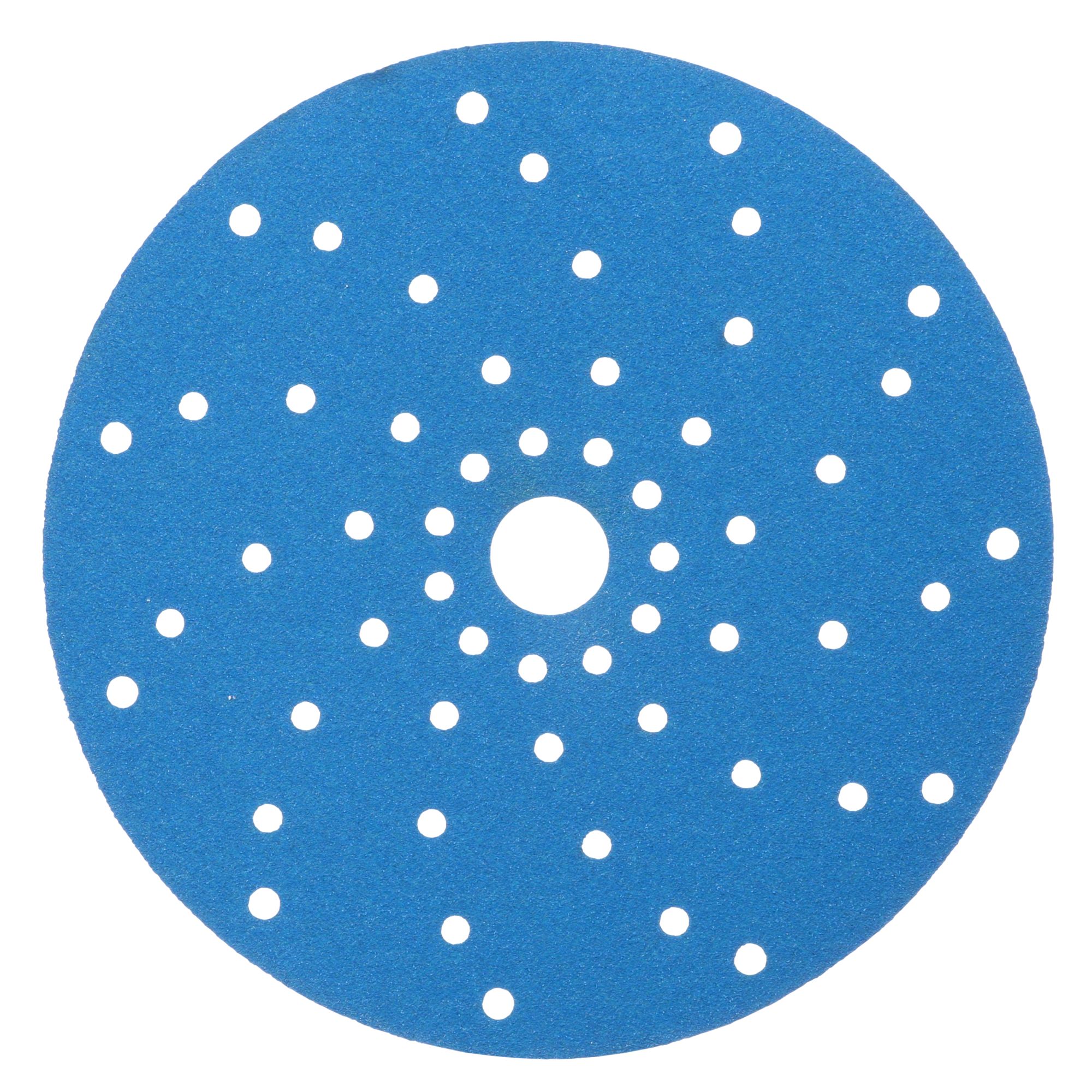 3M™ Hookit™ Disco abrasivo 325U, 150 mm, azul, Multiagujeros, P150, 51374