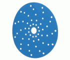 3M™ Hookit™ Disco abrasivo 325U, 150 mm, azul, Multiagujeros, P150, 51374