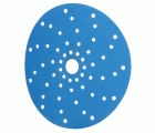 3M™ Hookit™ Disco abrasivo 325U, 150 mm, azul, Multiagujeros, P180, 51375