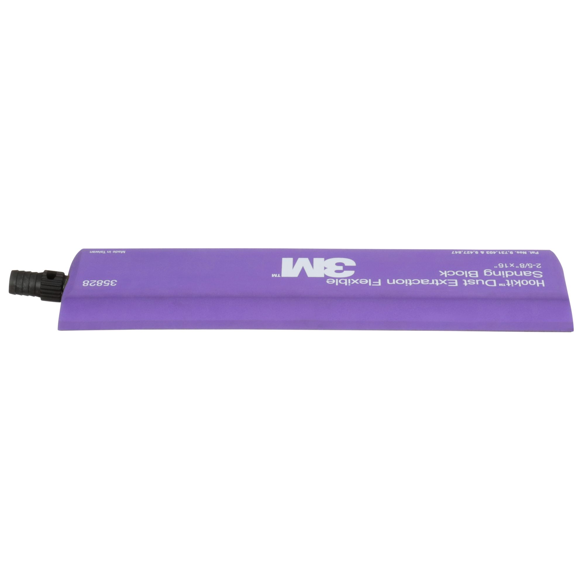 3M™ Hookit™ Taco de lijado flexible con extracción de polvo, 406 mm x 67 mm, 35828