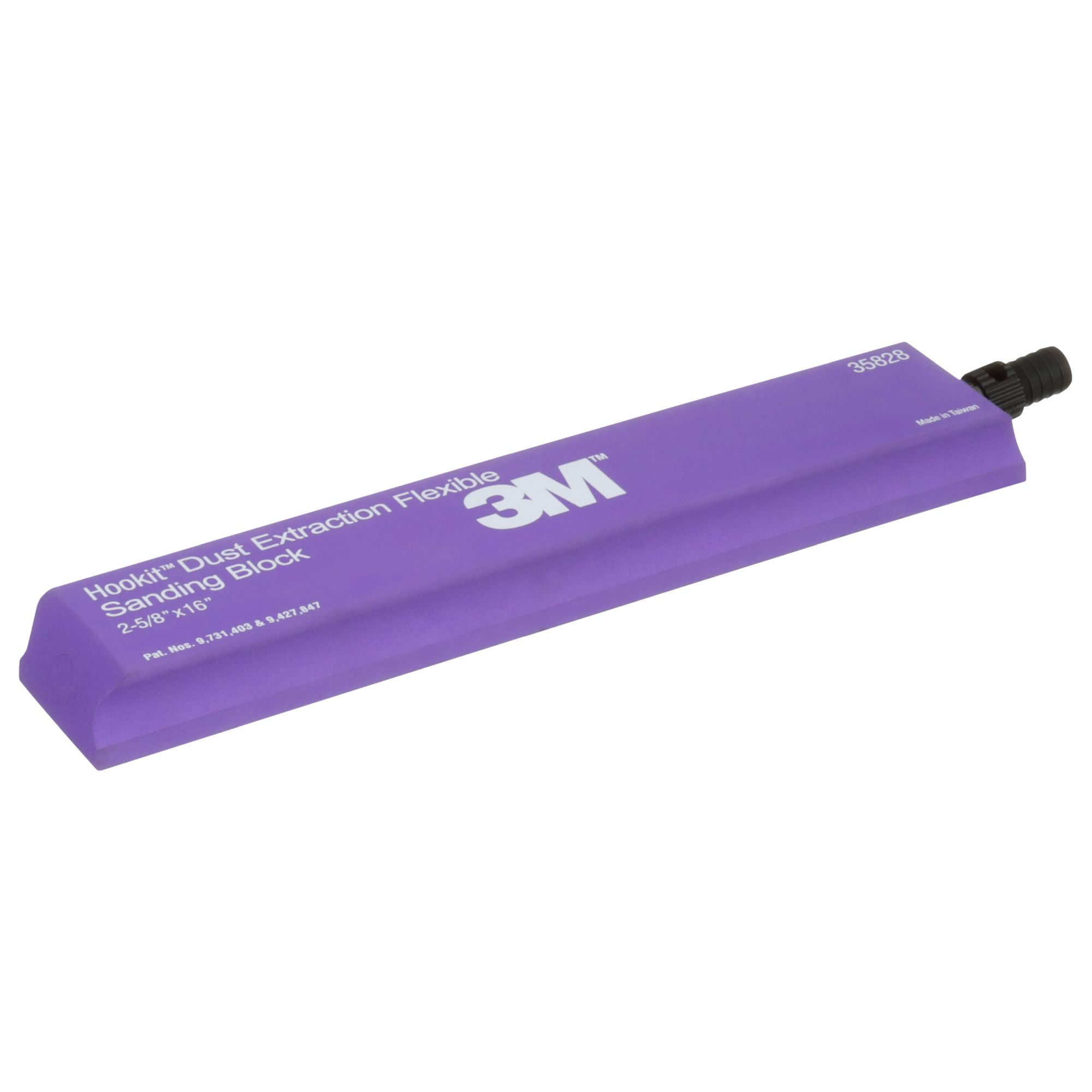 3M™ Hookit™ Taco de lijado flexible con extracción de polvo, 406 mm x 67 mm, 35828