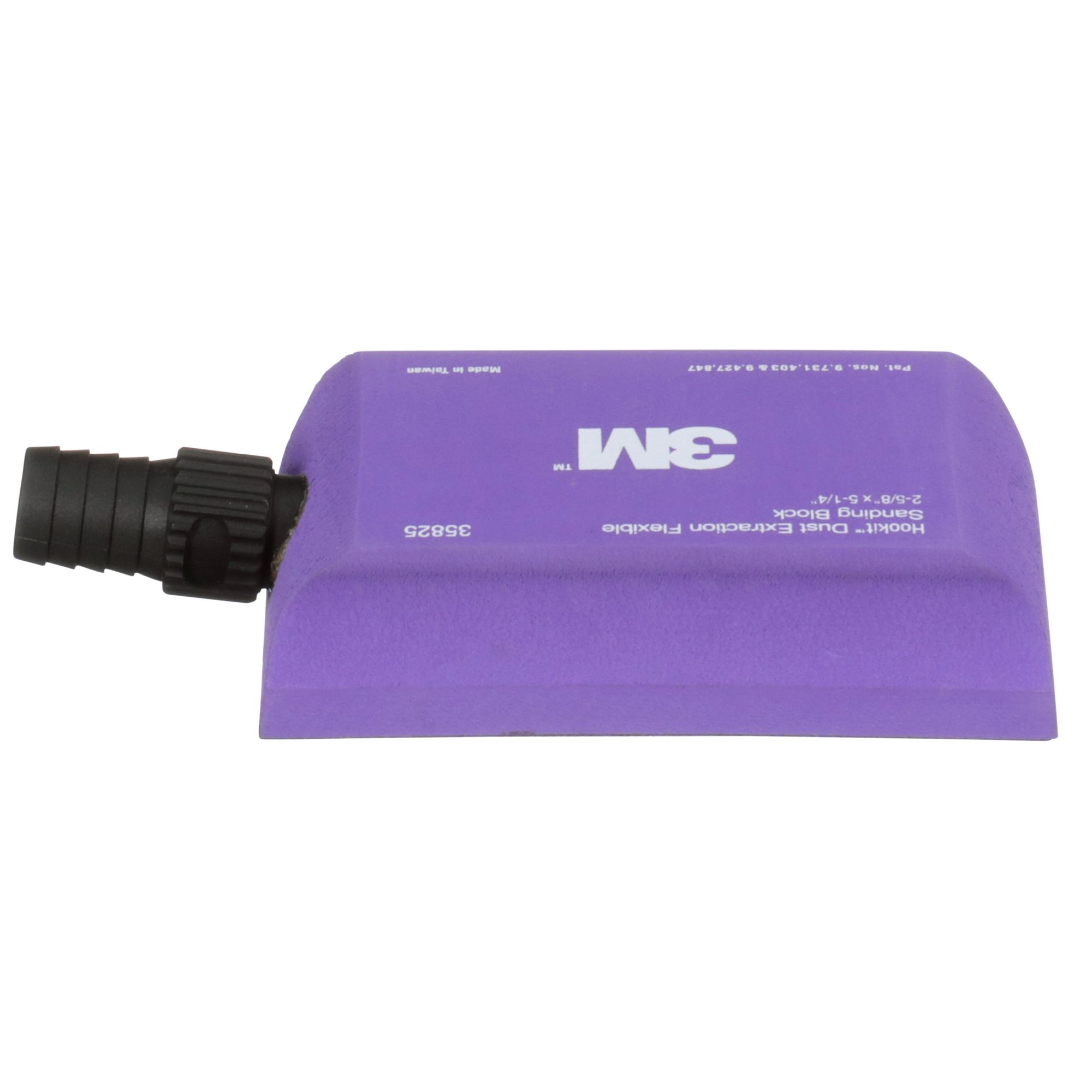 3M™ Hookit™ Taco de lijado flexible con extracción de polvo, 133 mm x 67 mm, 35825