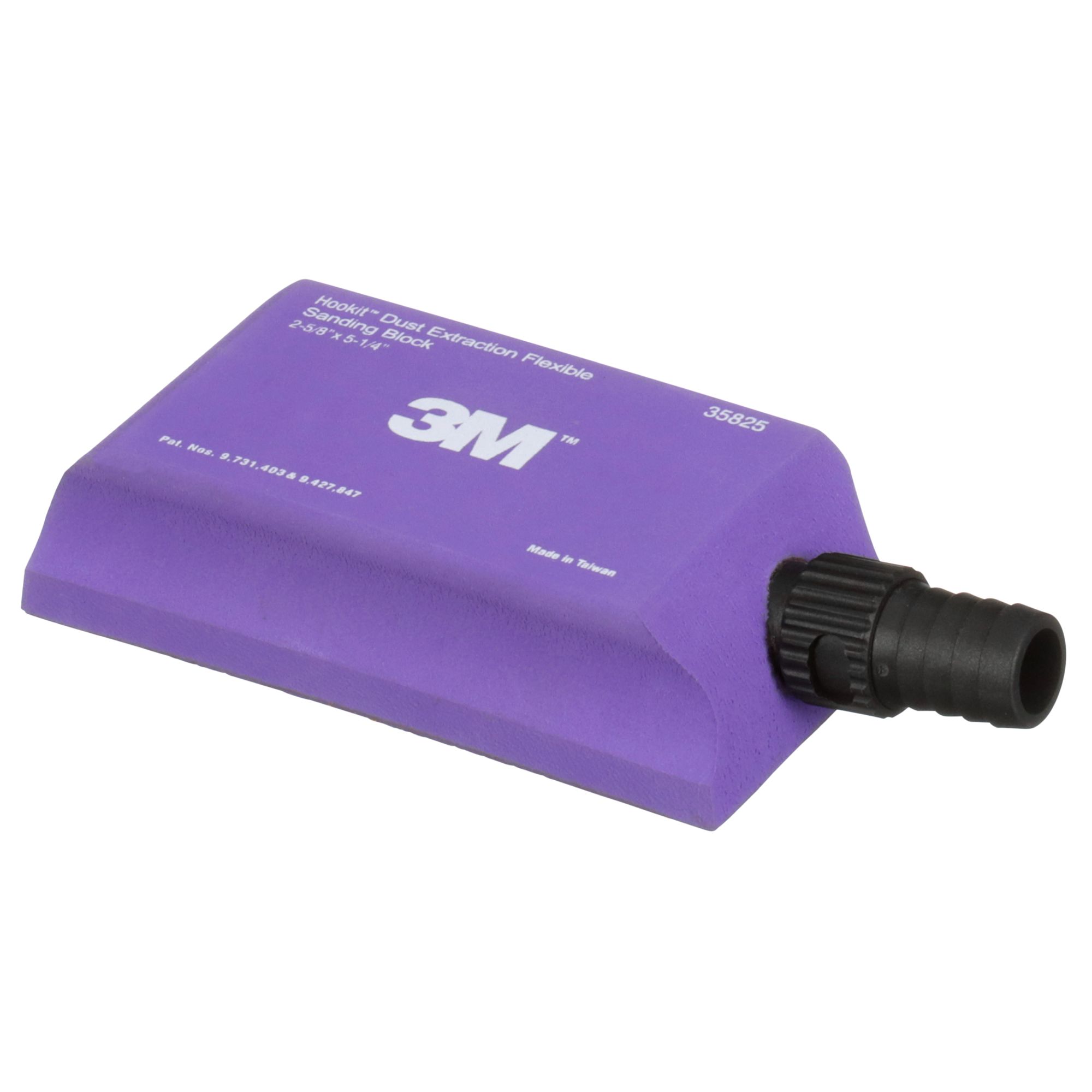 3M™ Hookit™ Taco de lijado flexible con extracción de polvo, 133 mm x 67 mm, 35825