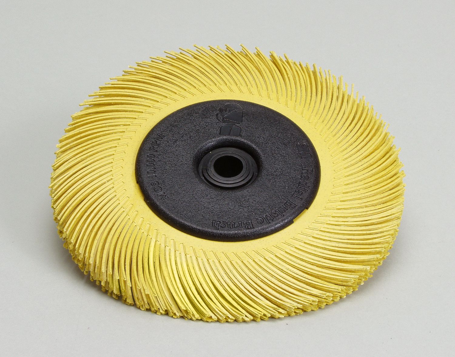 3M™ Scotch-Brite™ Cepillo Radial Bristle BB-ZB, 152 mm x 13 mm x 25 mm, P50, Verde, Tipo A, Con Adaptador
