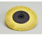 3M™ Scotch-Brite™ Cepillo Radial Bristle BB-ZB, 152 mm x 13 mm x 25 mm, P50, Verde, Tipo A, Con Adaptador