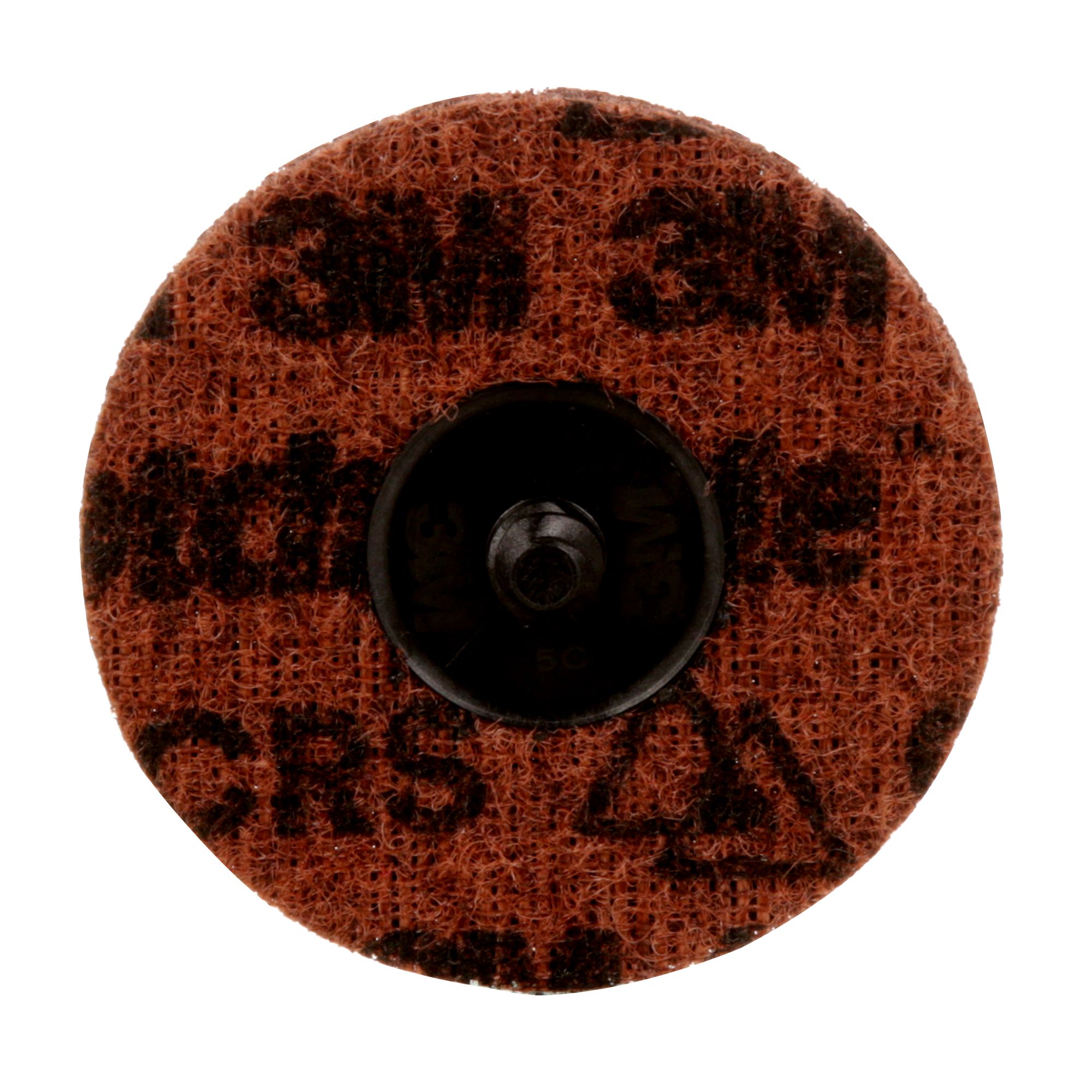 Scotch-Brite™ Roloc™ Precision Disco para la preparación de superficies, PN-DR, grueso, TR, 76.2 mm, 25/interior, 100 unidades/estuche, pack dispensador