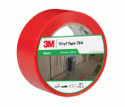 3M™ Cinta de vinilo de uso general 764, Roja, 50 mm x 33 m, Envuelto individualmente Empaquetado convenientemente