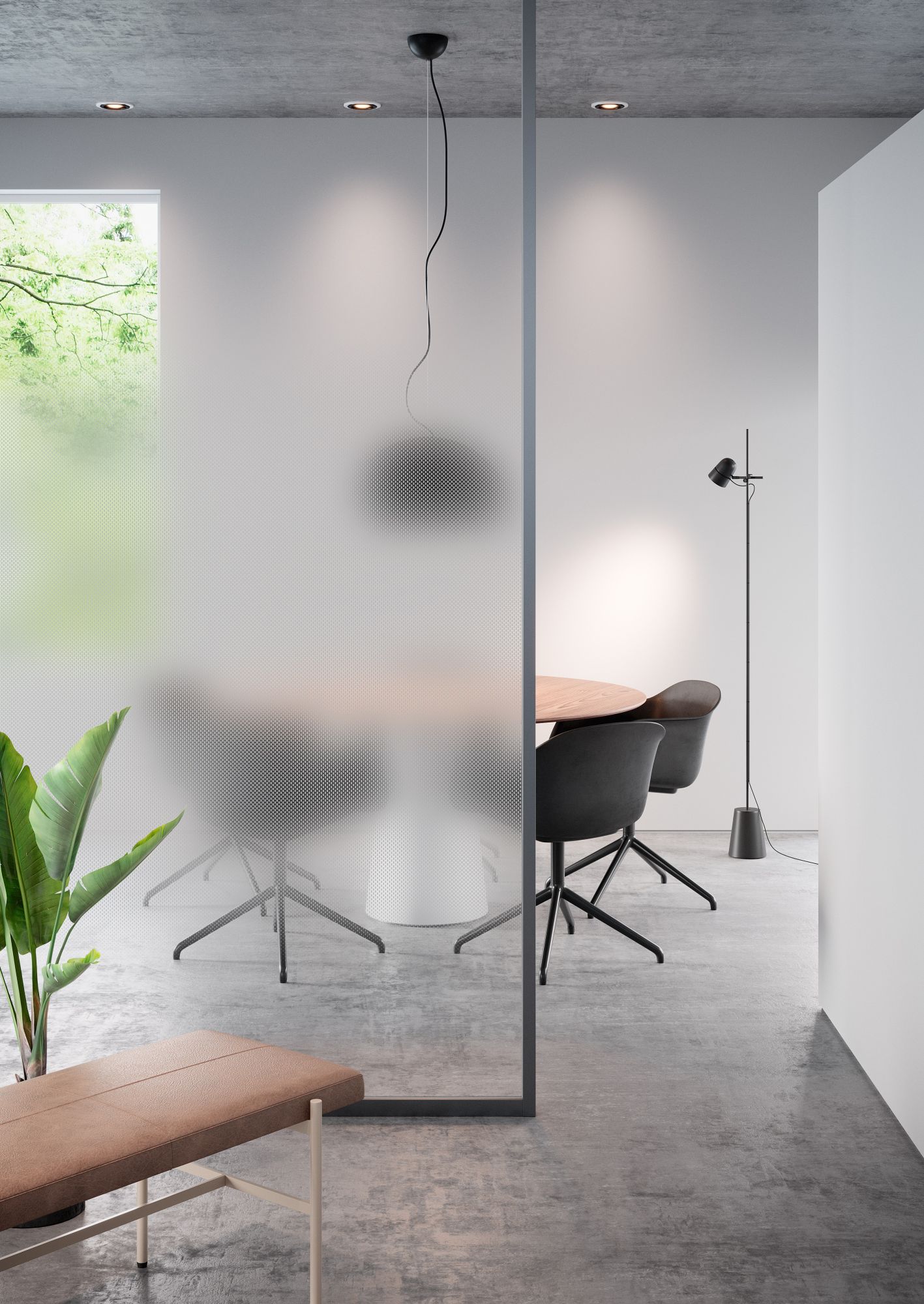 3M™ Fasara™ Gradation laminas decoración vidrio, SH2FGOV, Oval, 1524 mm x 30 m