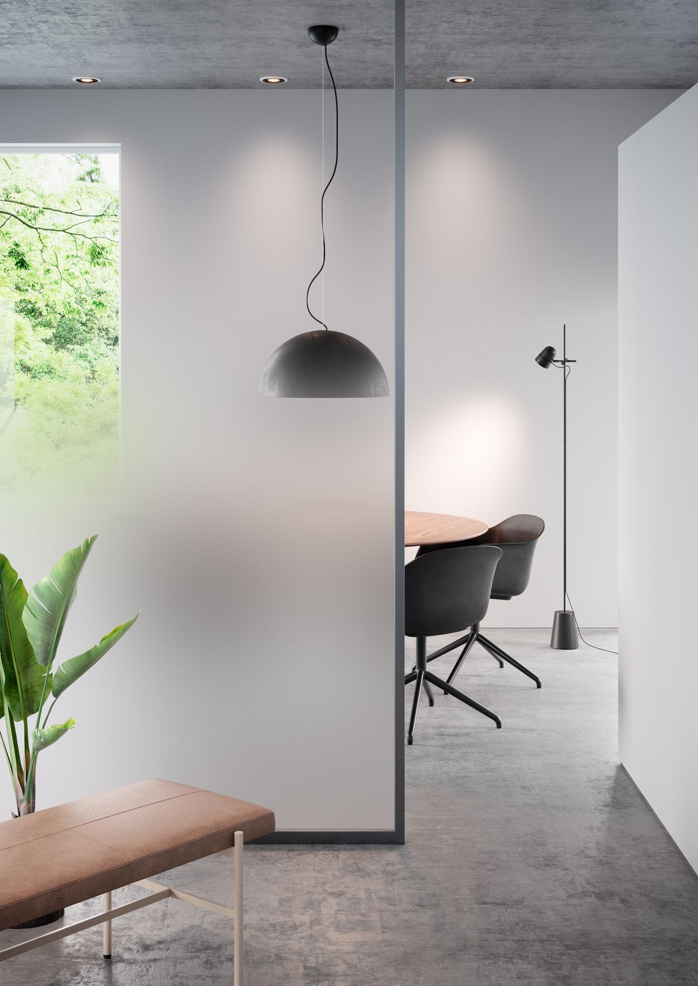 3M™ Fasara™ Gradation laminas decoración vidrio, SH2FGMI-W, Mist, 1524 mm x 30 m