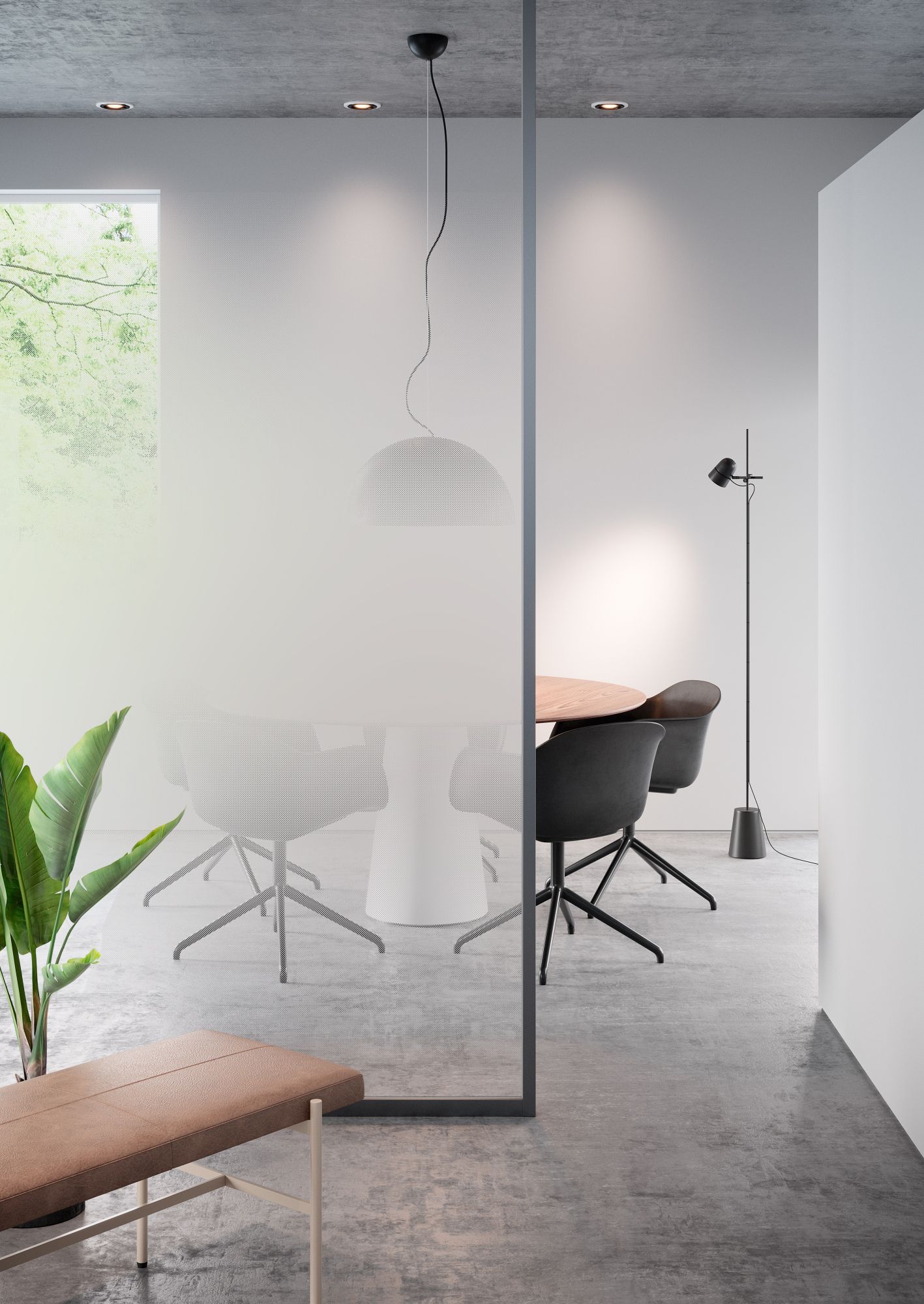 3M™ Fasara™ Gradation laminas decoración vidrio, SH2SSIM-W2, Illumina Seamless-W, 1524 mm x 3000 mm, 4 Sheets/Case