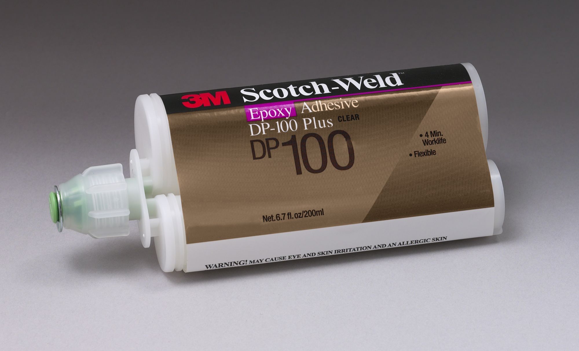 3M™ Scotch-Weld™ Adhesivo epoxi DP100 Plus, Transparente, 400 ml