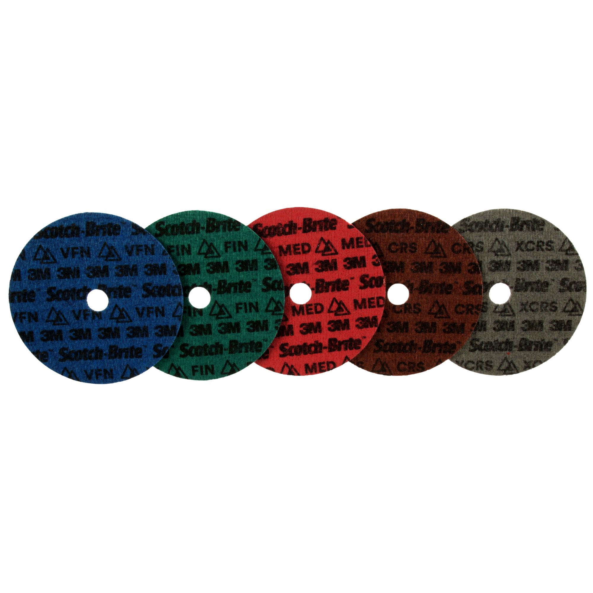 Scotch-Brite™ Precision Disco para la preparación de superficies, PN-DH, medio, 178 mm x 22.23 mm, 25/interior, 100 unidades/estuche