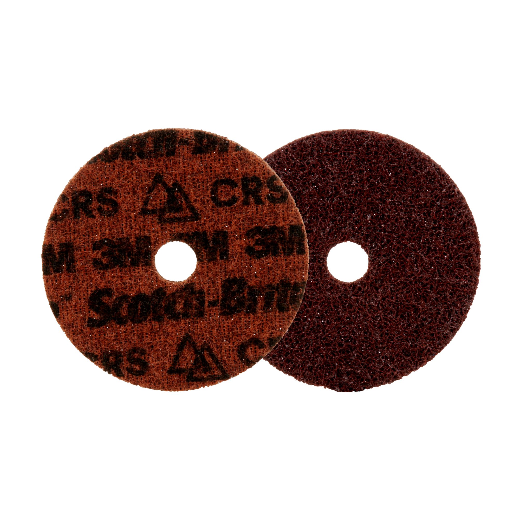 Scotch-Brite™ Precision Disco para la preparación de superficies, PN-DH, grueso, 100 mm x 16 mm, 25/interior, 100 unidades/estuche