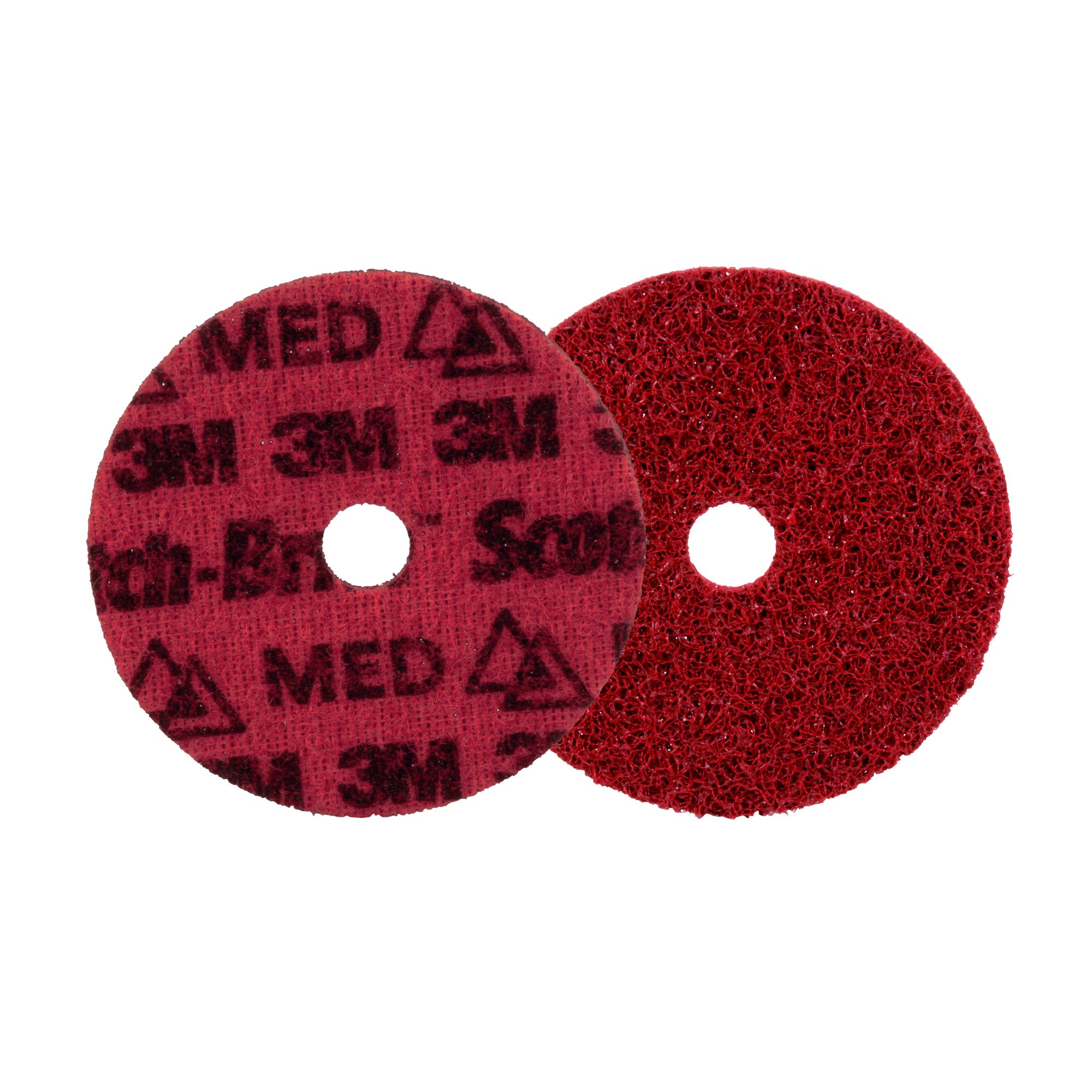 Scotch-Brite™ Precision Disco para la preparación de superficies, PN-DH, medio, 100 mm x 16 mm, 25/interior, 100 unidades/estuche