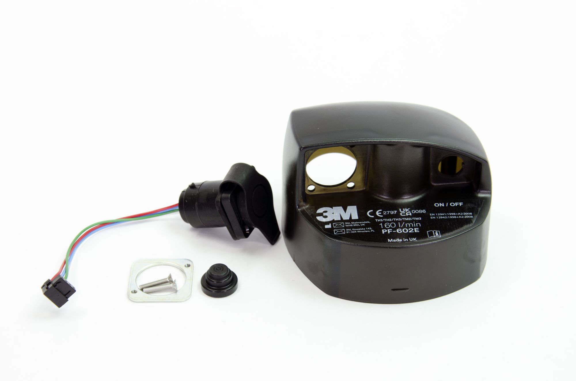 3M™ Conjunto de cubierta rígida PF-933 para equipo de respiración motorizado PF-600E, 1 unidad/caja