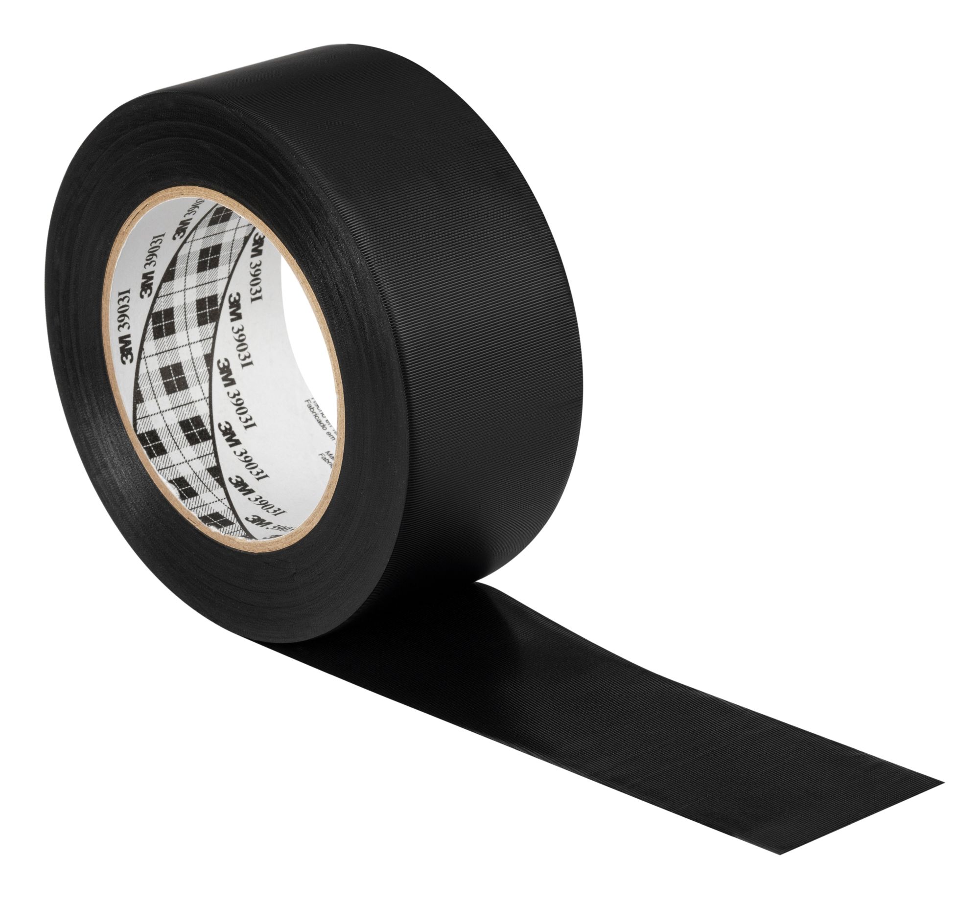 3M™ Cinta adhesiva de vinilo 3903i, Negro, 50 mm x 50 m
