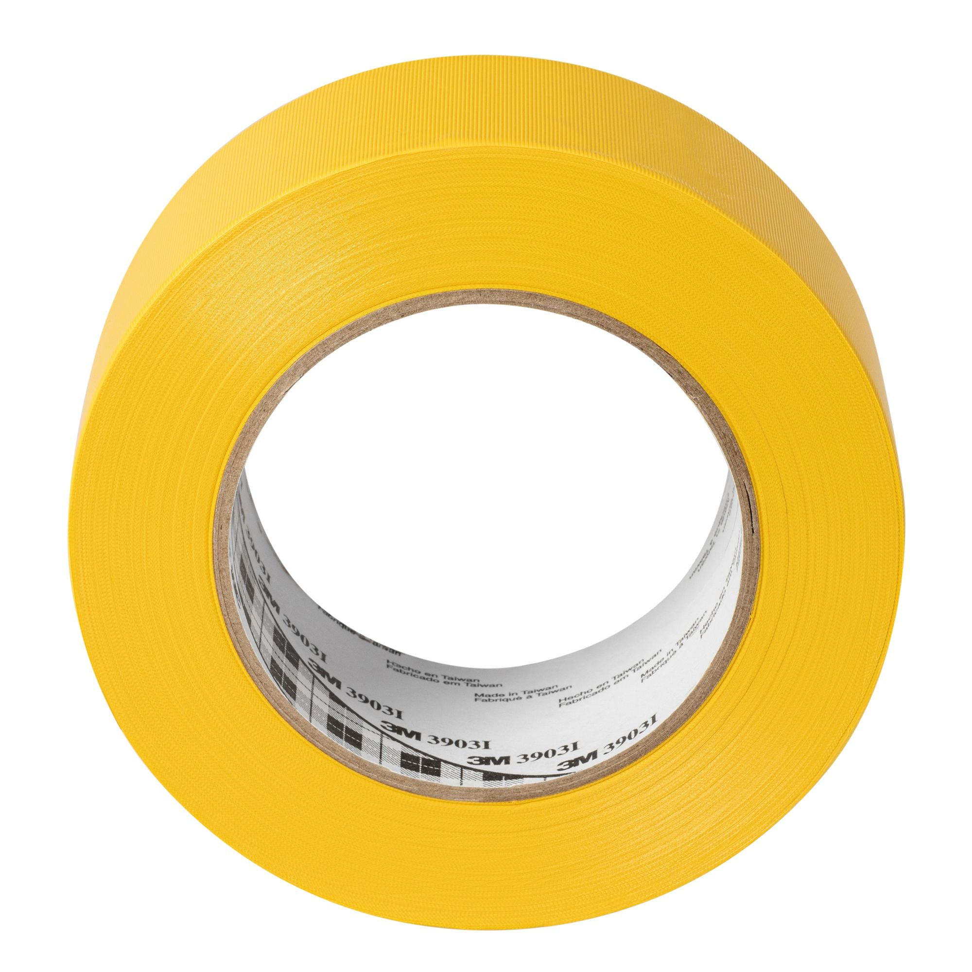 3M™ Cinta adhesiva de vinilo 3903i, Amarillo, 50 mm x 50 m