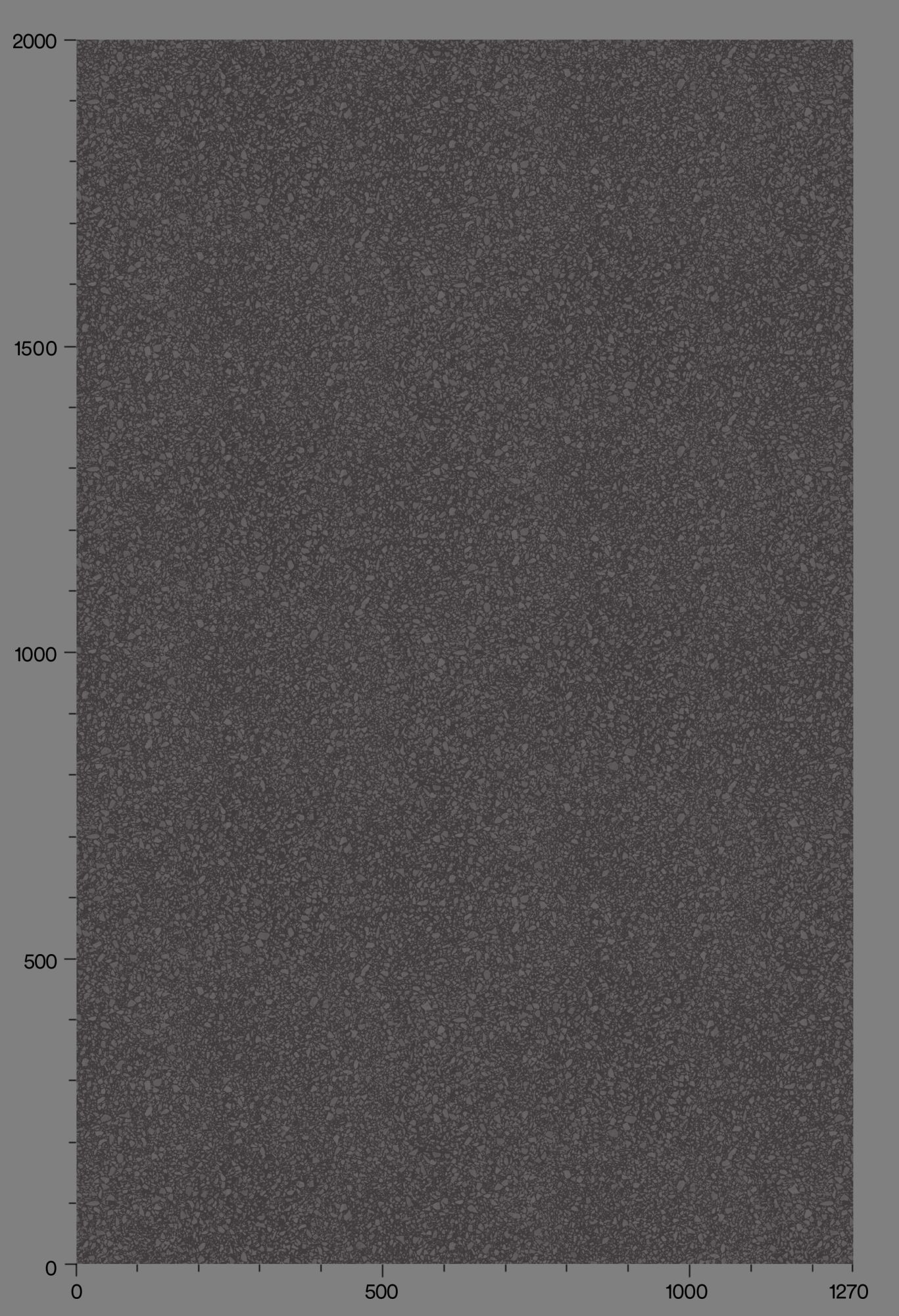 3M™ Fasara™ Natural laminas decoración vidrio, SH2BKTZ, Terazzo, Black, 1270 mm x 30 m