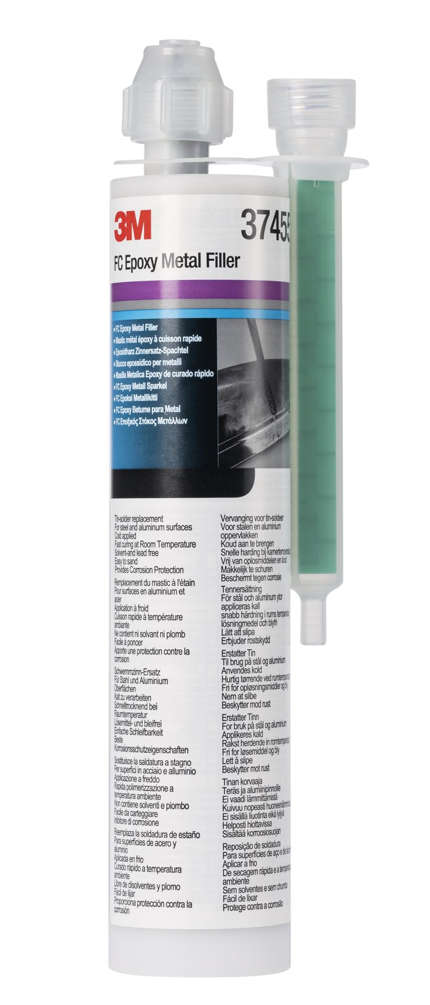 3M™ FC Masilla epoxi para metal, 180 ml, 37455